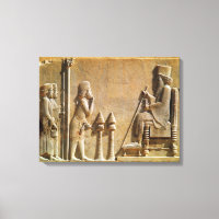 A Median officer paying homage to King Darius