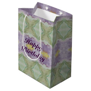 A Medium Dark Purple Watercolor Gift-Bag Gift Bag