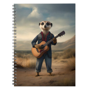 A Meerkat Country And Western Artist, Notebook
