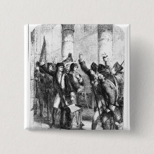 A Meeting of the Irish Volunteers 15 Cm Square Badge