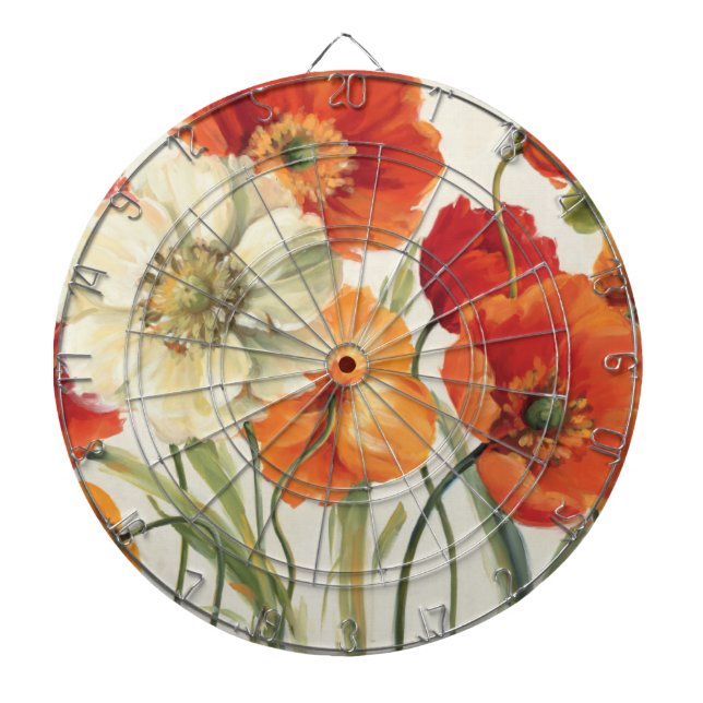 A Melody of Poppies Dartboard (Front)