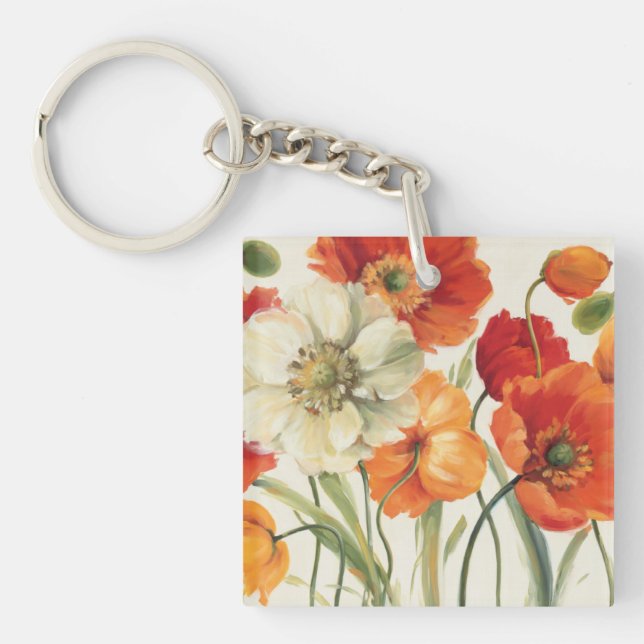 A Melody of Poppies Key Ring (Front)