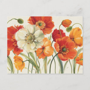 A Melody of Poppies Postcard