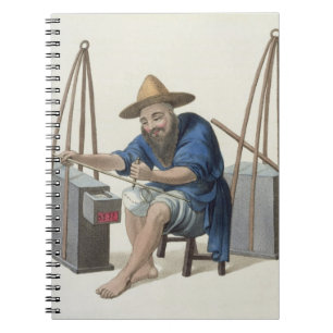 A Mender of Porcelain, plate 28 from 'The Costume Spiral Notebook