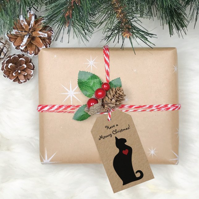 A Meowy Cat Christmas Gift Tags (Creator Uploaded)