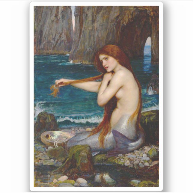 A Mermaid, c. 1900 by John Waterhouse (Front)