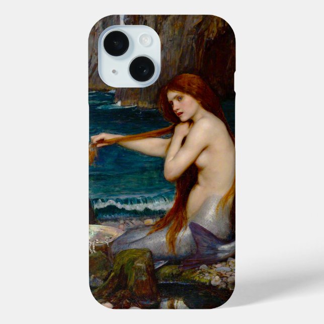 A Mermaid, c. 1900 by John Waterhouse Case-Mate iPhone Case (Back)