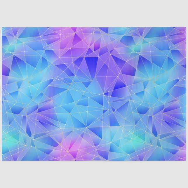 A Mermaid Crystal Series Design 8 Tissue Paper (Front)