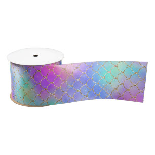 A Mermaid Galaxy Series Design 10  Satin Ribbon