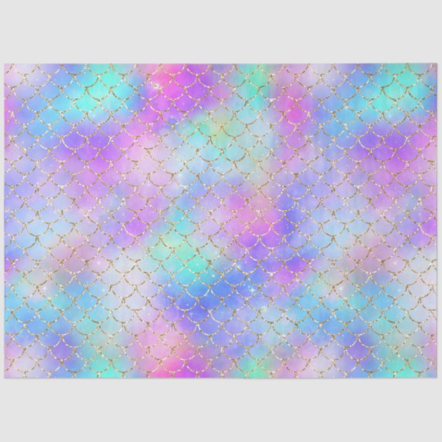 A Mermaid Galaxy Series Design 10 Tissue Paper (Front)
