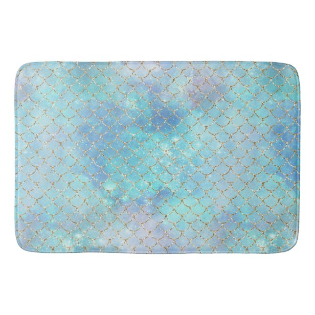 A Mermaid Galaxy Series Design 2  Bath Mat (Front)