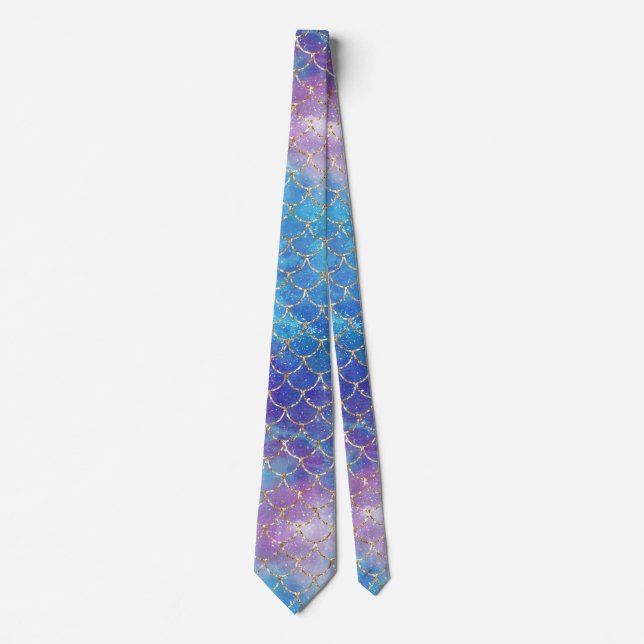 A Mermaid Galaxy Series Design 9  Tie (Front)