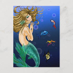 A Mermaid's Prayer Postcard