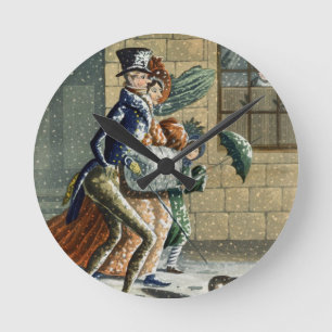 A Merry Christmas and Happy New Year to Ye, Victor Round Clock