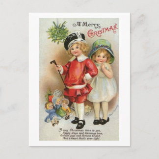 A Merry Christmas Boy and Girl Card