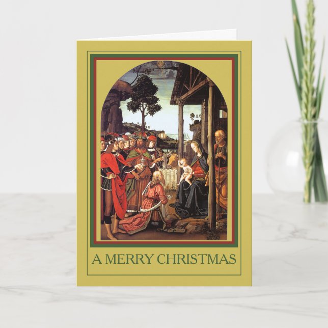 A MERRY CHRISTMAS HOLIDAY CARD (Front)