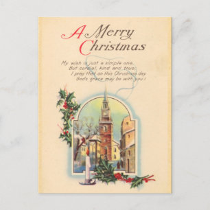 A Merry Christmas Postcard