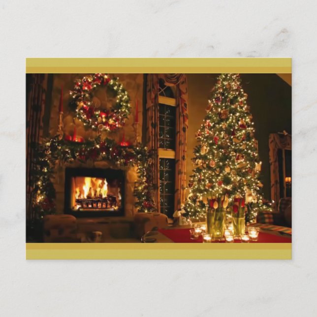 A Merry Christmas to You and Yours Holiday Postcard (Front)