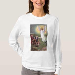 A Merry ChristmasAngel Before the Shepherds T-Shirt