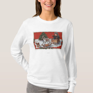A Merry ChristmasKid in a Soap-Box Sled T-Shirt