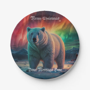 A Merry Festive Christmas Holiday  Paper Plate