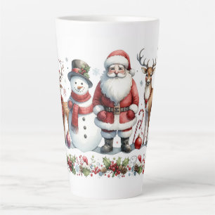 A Merry Gathering of Christmas Cheer Latte Mug