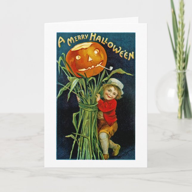 A Merry Halloween Card (Front)