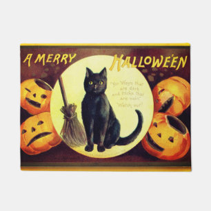 A Merry Halloween Doormat