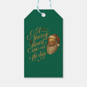 A merry heart goes all the day gift tags