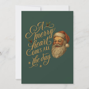 A Merry Heart Goes all the Day  Invitation