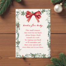 A Merry Little Baby Shower Christmas Book Request