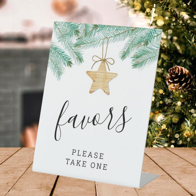 A Merry Little Bridal Shower Favour Pedestal Sign (Creator Uploaded)