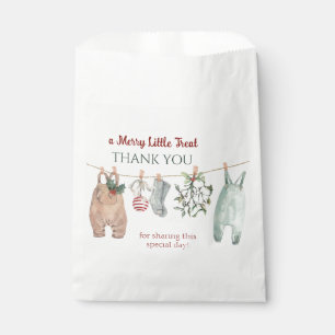 A Merry Little Christmas Clothes Thank You Favour Bags