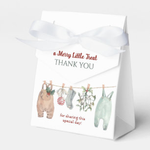 A Merry Little Christmas Clothes Thank You Favour Box