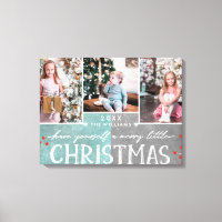 A Merry Little Christmas Family Photo Collage