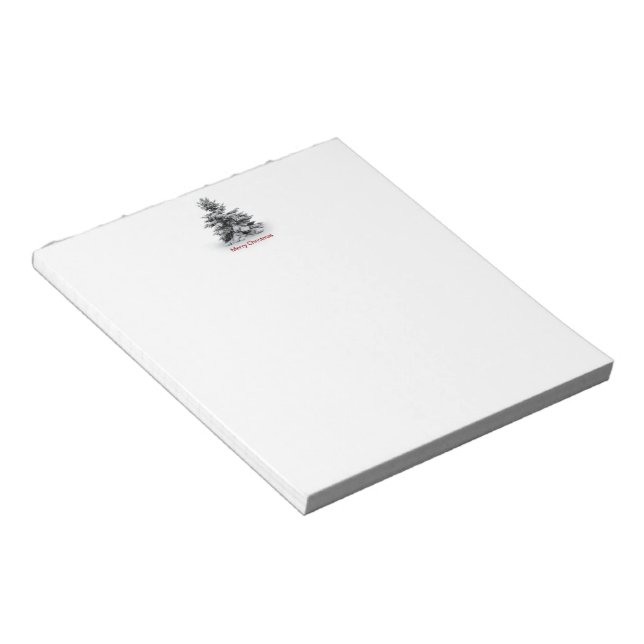 A Merry Little Christmas Notepad (Angled)