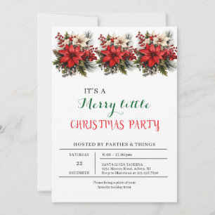 A Merry Little Christmas Party Invitation