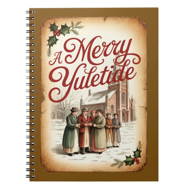 A Merry Yuletide Notebook (Front)