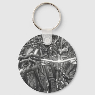 A mess of bikes key ring