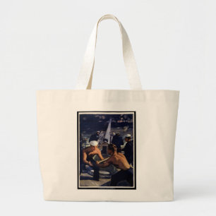 A Message from America Large Tote Bag