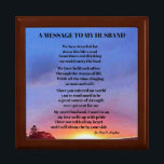 A MESSAGE TO MY HUSBAND   GIFT BOX<br><div class="desc">A beautiful poem from a wife to her husband about the depths of her love for him
Poetess Jo-Ann N Hayden</div>