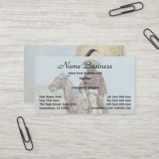 A Mexican Vaquero (1890) by Frederic Remington Business Card
