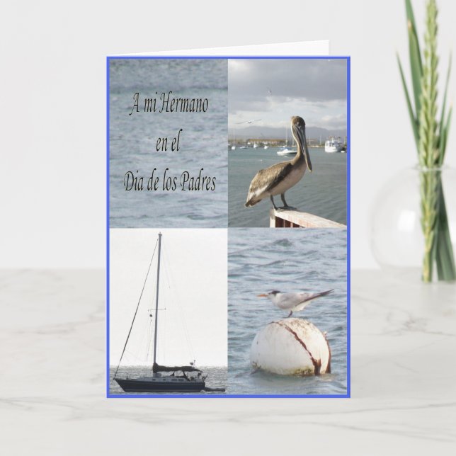 A mi Hermano en dia de los padres Card (Front)