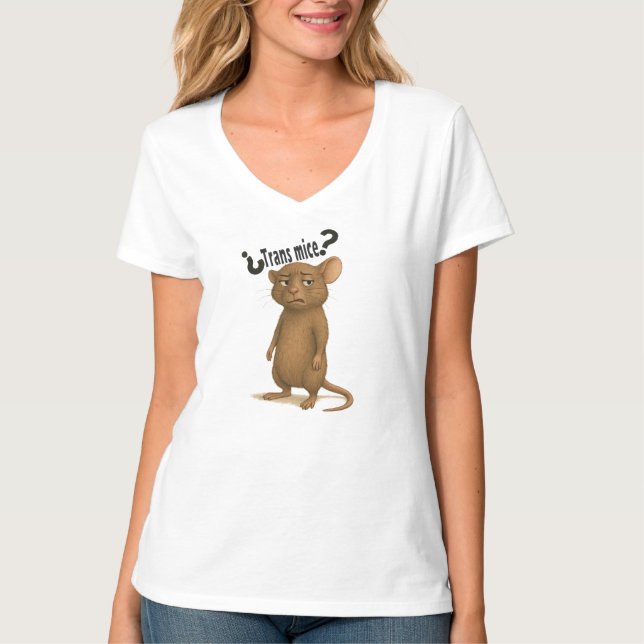 A mice confused by dumb statement T-Shirt (Front)