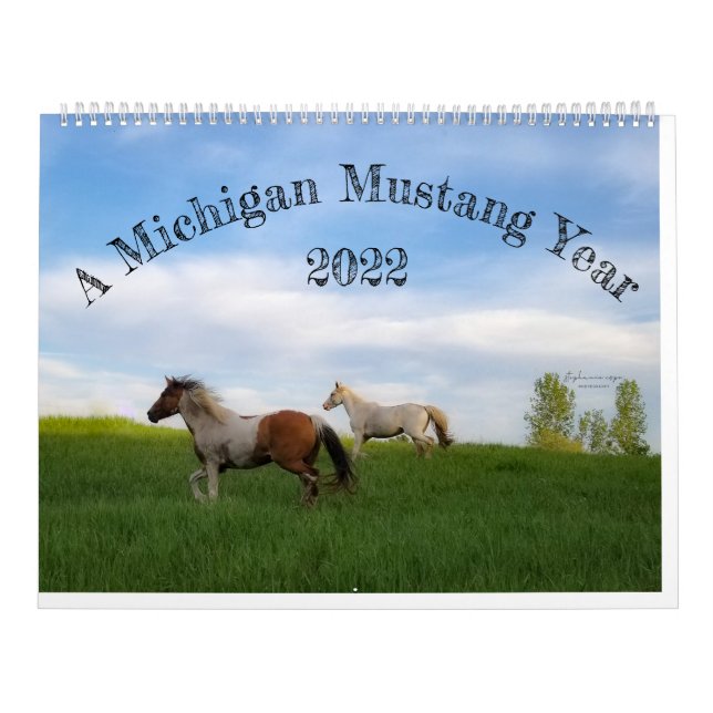 A Michigan Mustang Year Calendar (Cover)