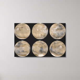 A Mid-Northern Summer/Southern Winter on Mars Canvas Print