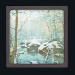 A Mid-Winter's Night's Dream Gift Box<br><div class="desc">A snow storm in soft pastels.</div>