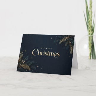 A Midnight Christmas Wish Holiday Card