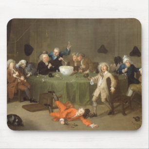 A Midnight Modern Conversation, c.1732 (oil on can Mouse Pad