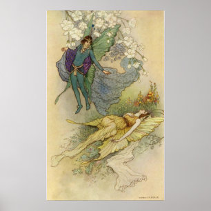 A Midsummer Night's Dream by Warwick Goble Poster